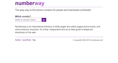 Desktop Screenshot of numberway.com